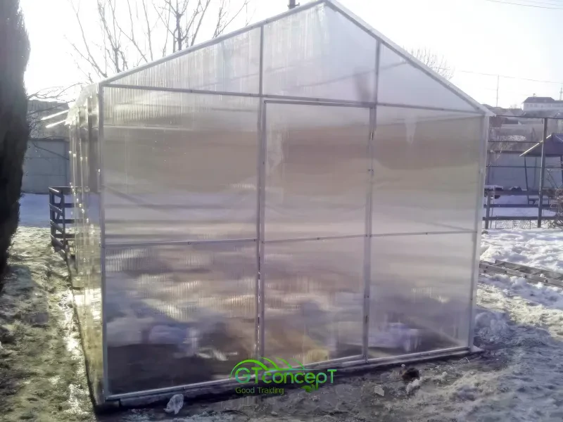 Двосхила теплиця 3x6x2.5 м