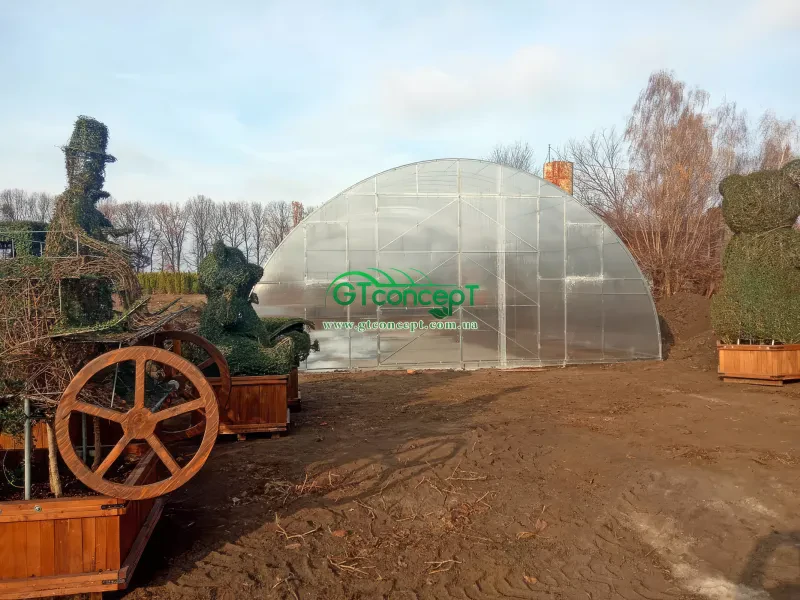 Теплиця 8х18 метрів Національний дендрологічний парк «Софіївка» м. Умань
