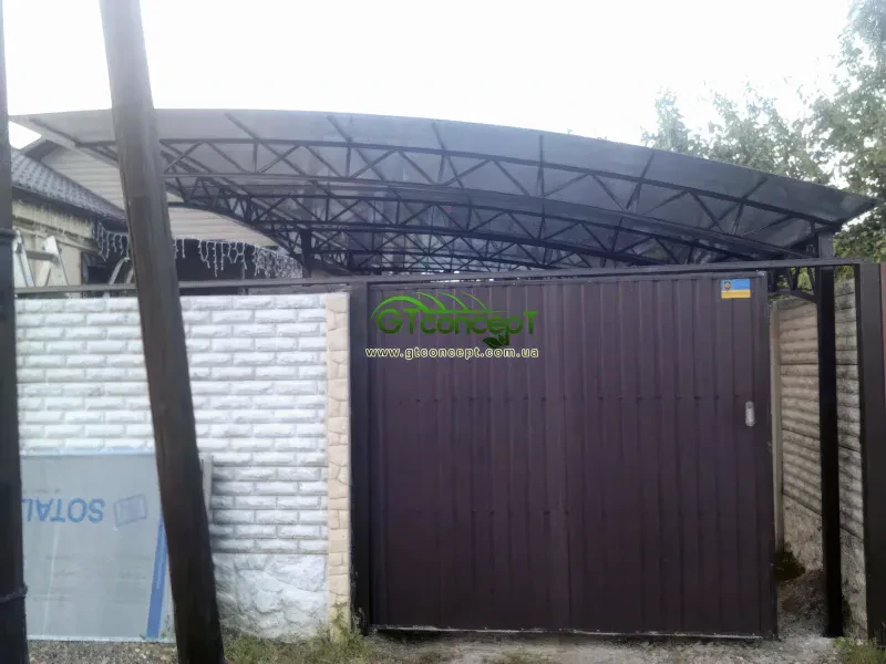 Навіс 5х8 м, напіварка